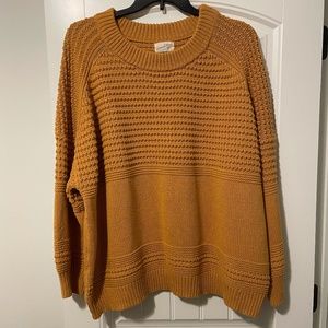 Universal Thread Mustard Oversized Sweater 4X